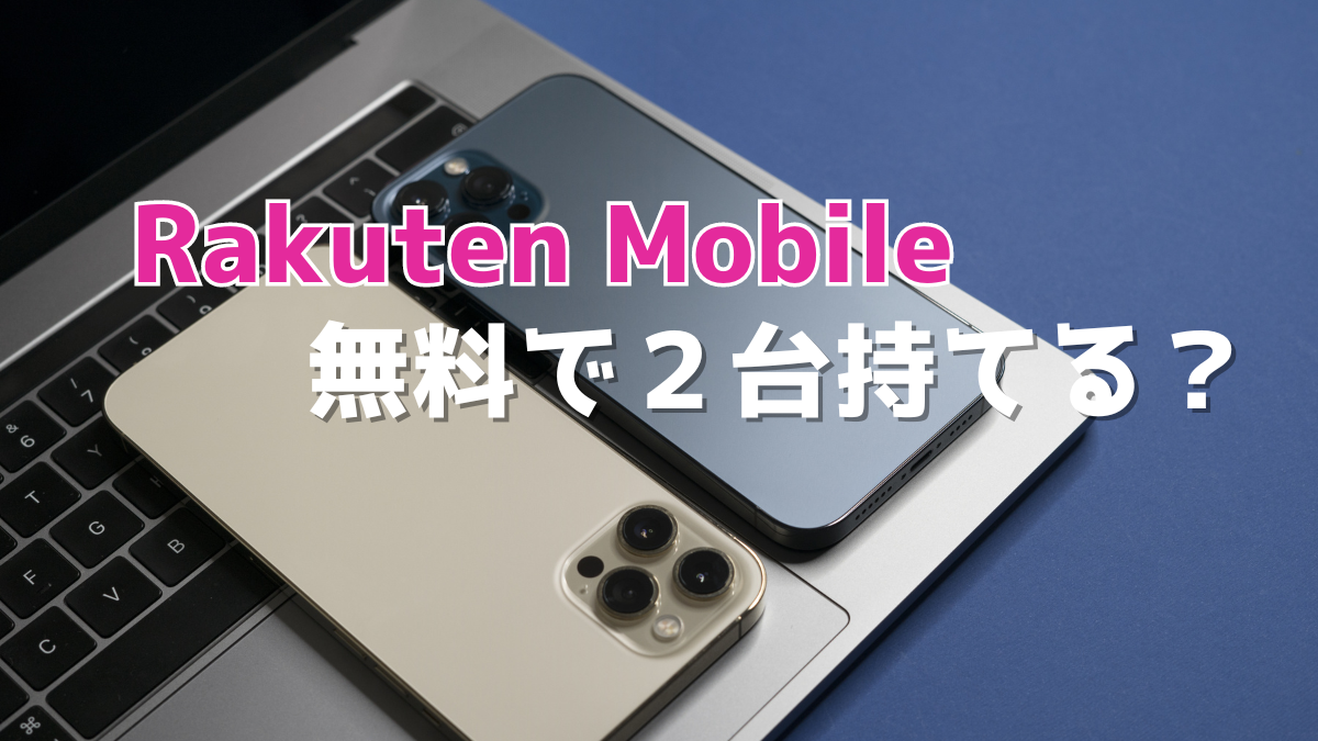 スマホを2台持ちしたい！楽天モバイルは無料で持てる？キャンペーン情報と注意点 | 楽天モバイルとの戯れ